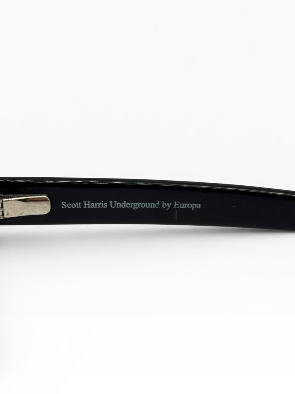 Scott Harris Underground Europa UG-06 Black Acetate Eyeglass Frames 51-18-142 - Picture 9 of 9
